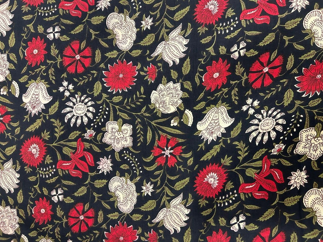 Cotton Printed Two Pc Fabric Set