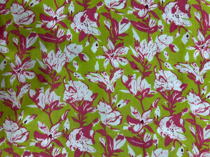 Cotton Printed Two Pc Fabric Set