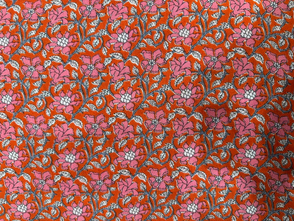 Cotton Printed Two Pc Fabric Set
