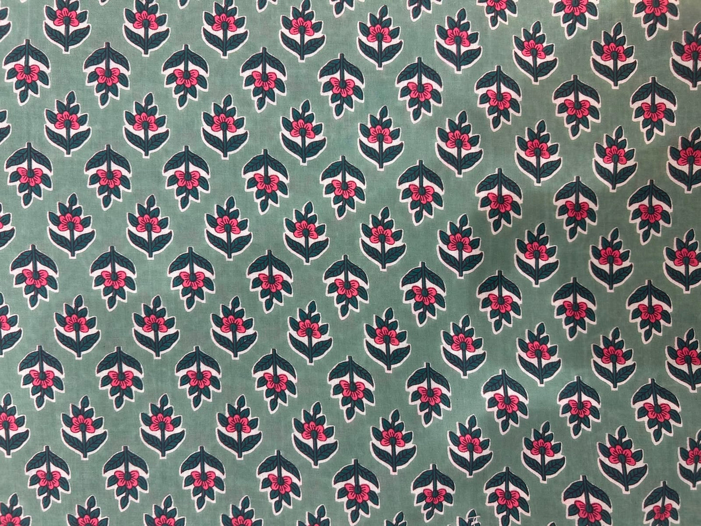 Cotton Printed Two Pc Fabric Set