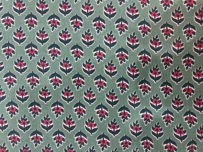 Cotton Printed Two Pc Fabric Set