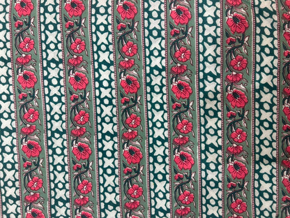 Cotton Printed Two Pc Fabric Set