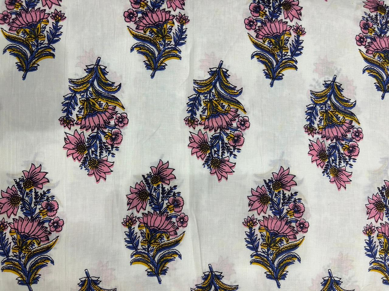 Cotton Printed Two Pc Fabric Set