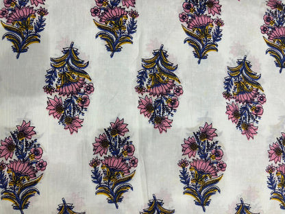 Cotton Printed Two Pc Fabric Set