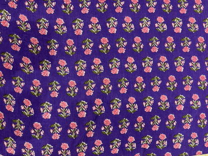 Cotton Printed Two Pc Fabric Set
