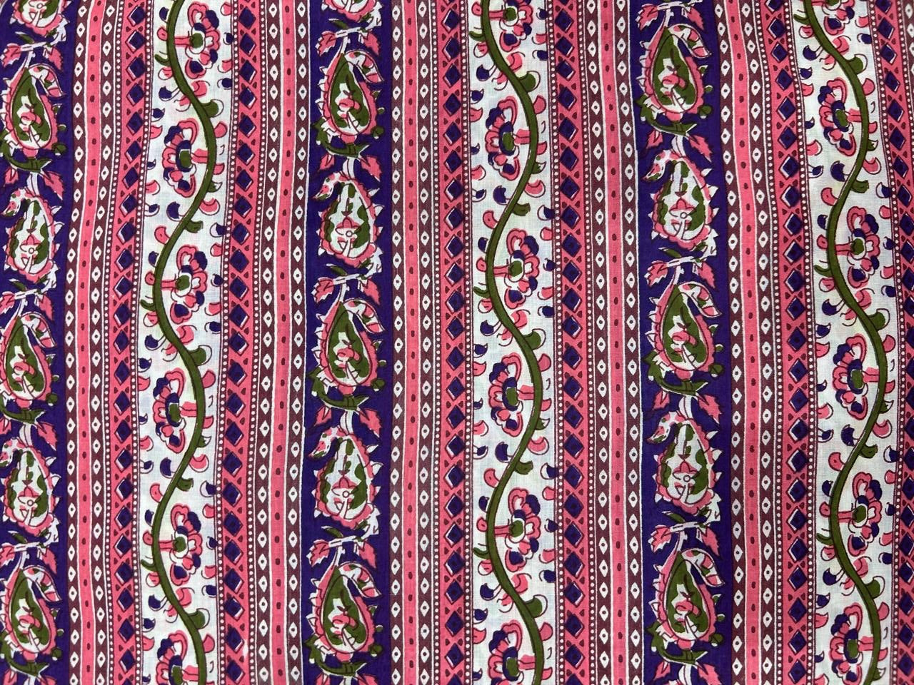 Cotton Printed Two Pc Fabric Set