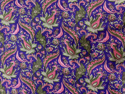 Cotton Printed Two Pc Fabric Set