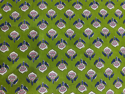 Cotton Printed Two Pc Fabric Set