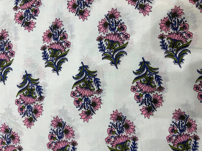 Cotton Printed Two Pc Fabric Set
