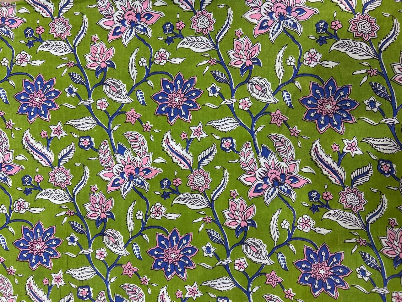 Cotton Printed Two Pc Fabric Set