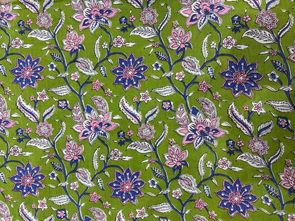 Cotton Printed Two Pc Fabric Set