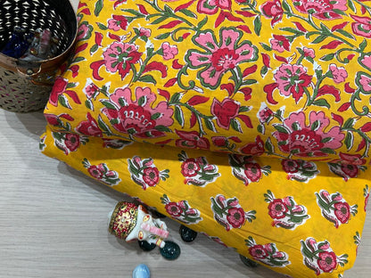 Cotton Printed Two Pc Fabric Set