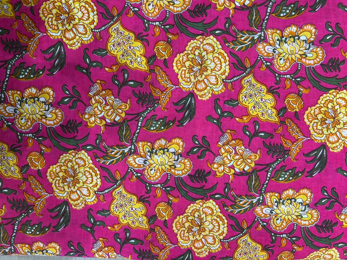 Cotton Printed Two Pc Fabric Set