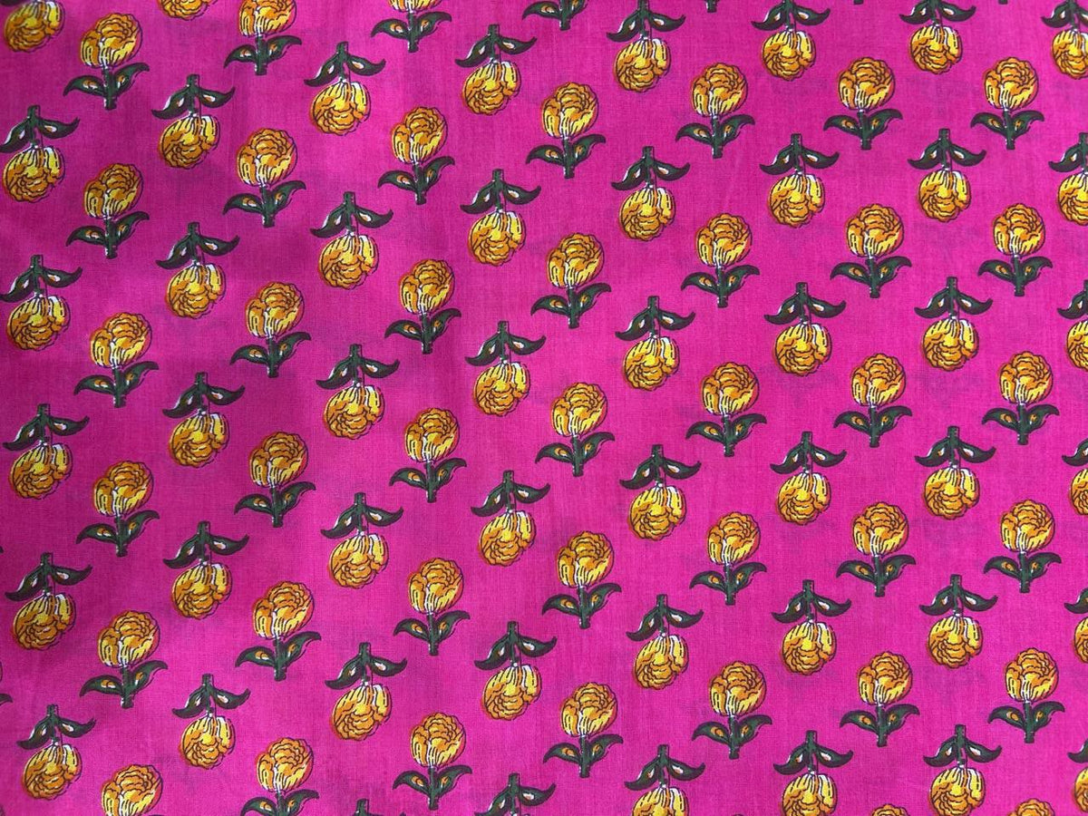 Cotton Printed Two Pc Fabric Set