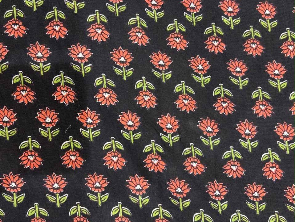 Cotton Printed Two Pc Fabric Set