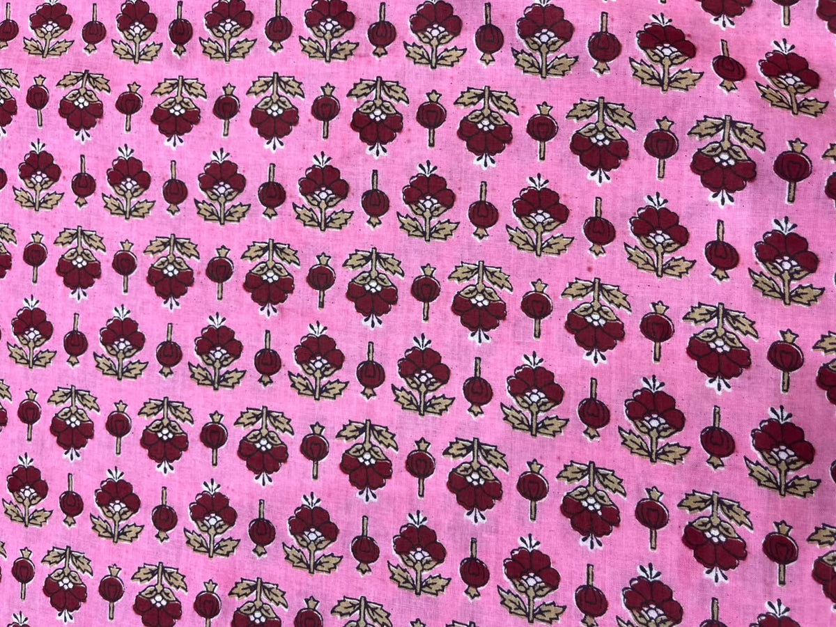 Cotton Printed Two Pc Fabric Set