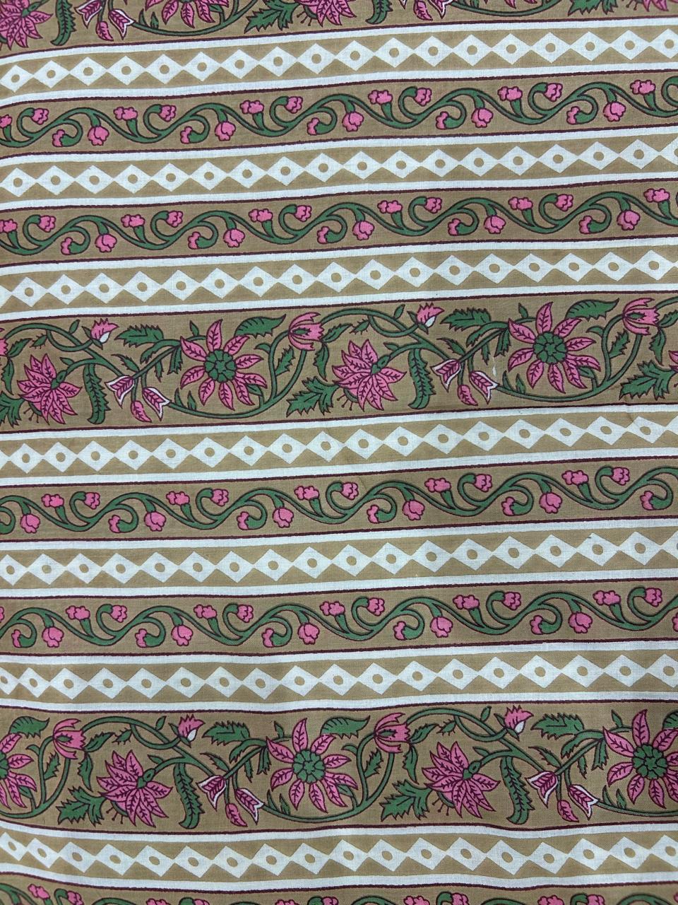 Cotton Printed Two Pc Fabric Set