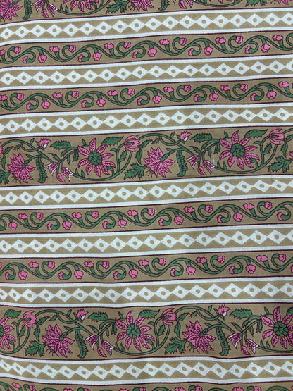 Cotton Printed Two Pc Fabric Set