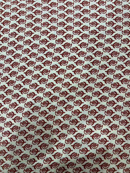 Cotton Printed Two Pc Fabric Set
