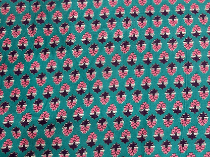 Cotton Printed Two Pc Fabric Set