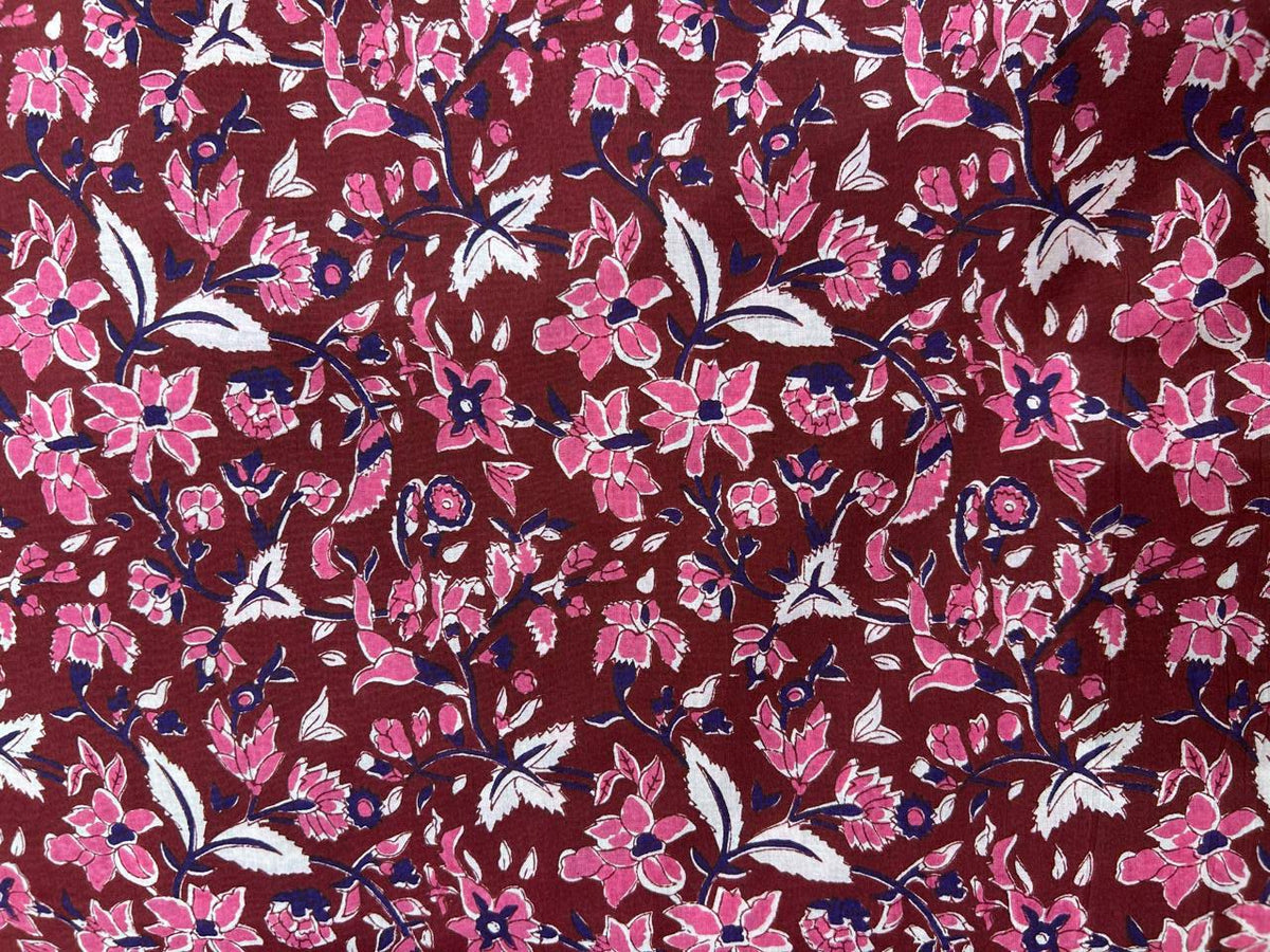 Cotton Printed Two Pc Fabric Set