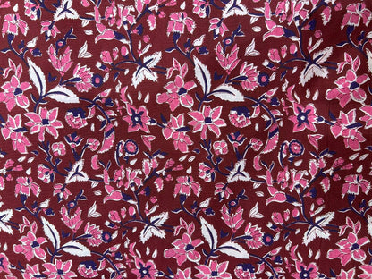 Cotton Printed Two Pc Fabric Set