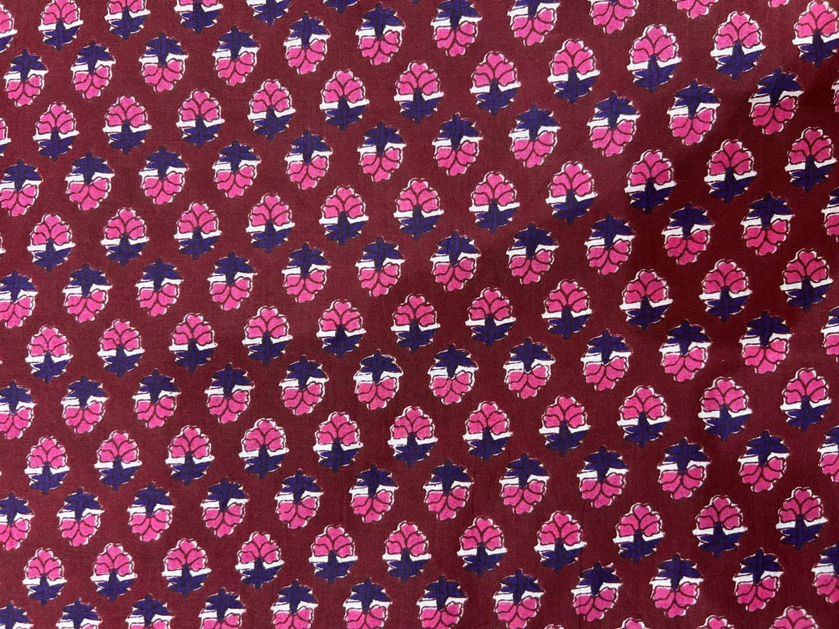 Cotton Printed Two Pc Fabric Set