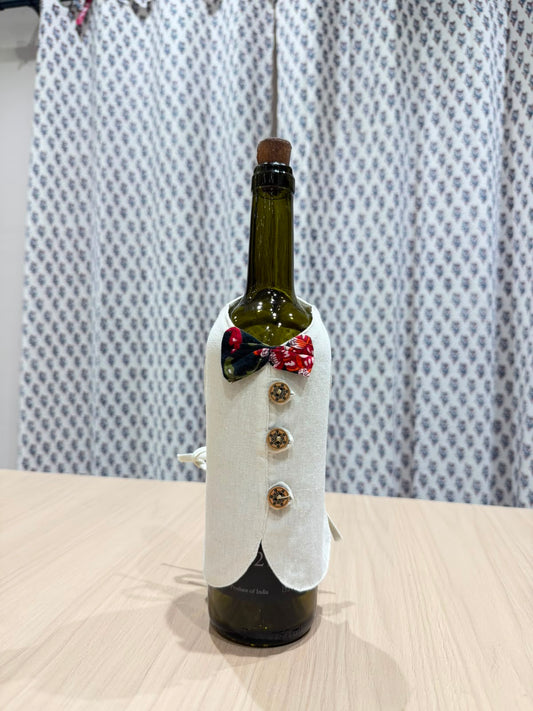 Black Bow Liquor Bottle Sleeve