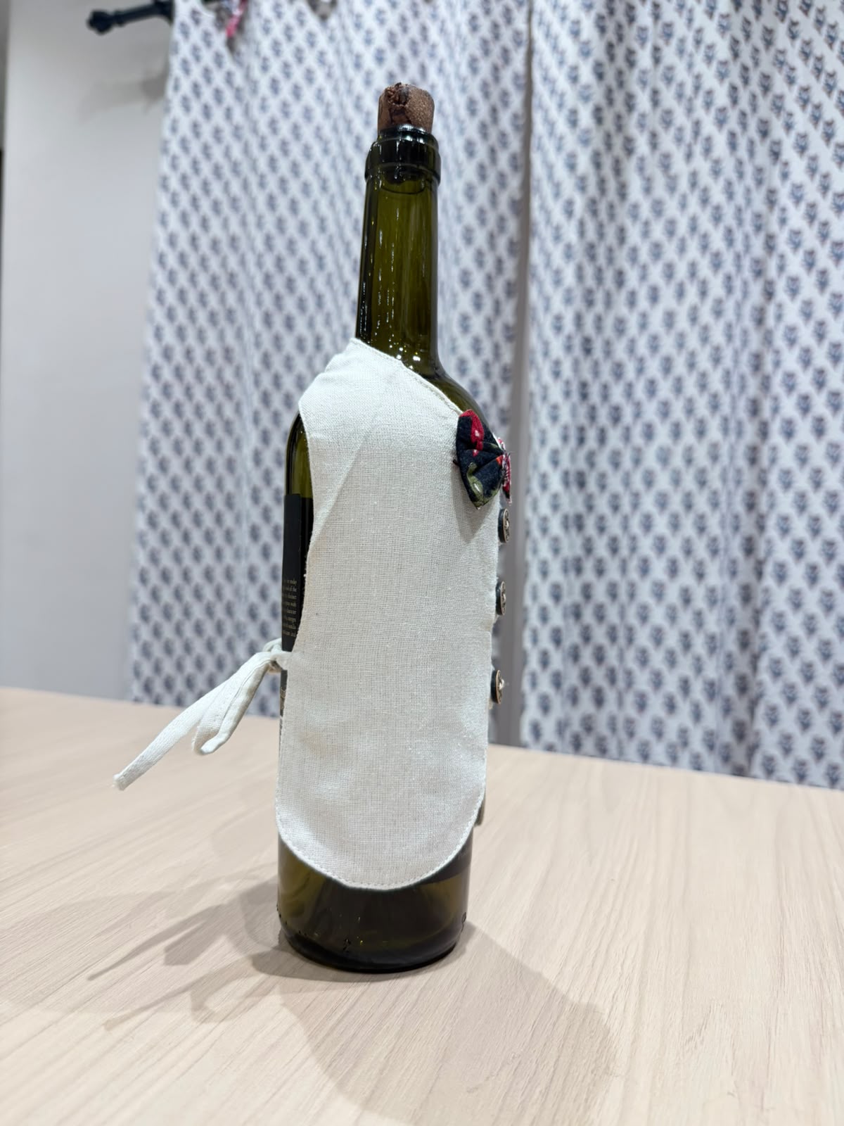 Black Bow Liquor Bottle Sleeve
