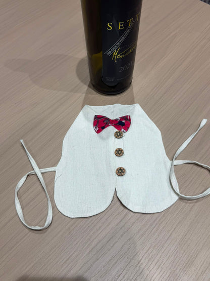 Magenta Bow Liquor Bottle Sleeve