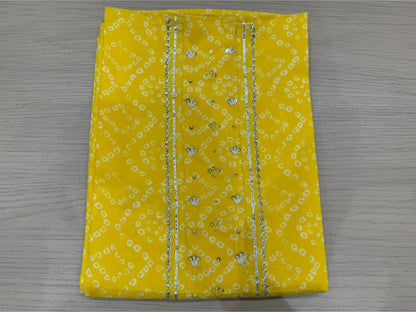 Cotton Hand Work Suit with Chiffon Dupatta