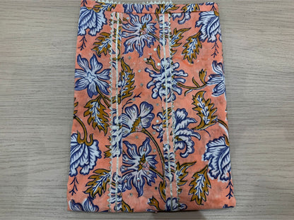 Cotton Hand Work Suit with Chiffon Dupatta