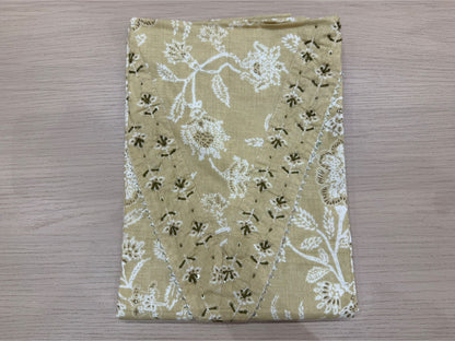 Cotton Hand Work Suit with Chiffon Dupatta