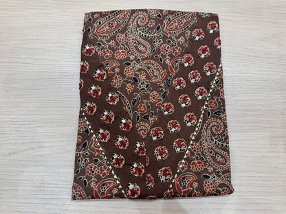 Cotton Hand Work Suit with Chiffon Dupatta