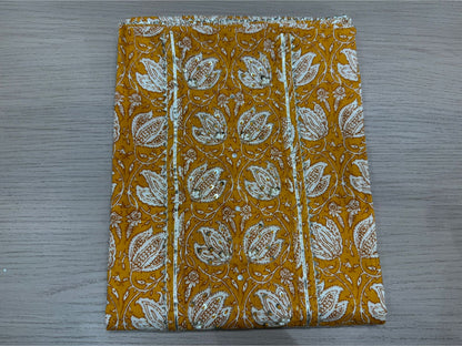 Cotton Hand Work Suit with Chiffon Dupatta