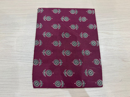 Cotton Hand Work Suit with Chiffon Dupatta