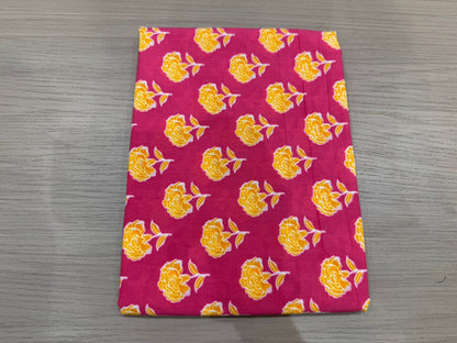 Cotton Hand Work Suit with Chiffon Dupatta