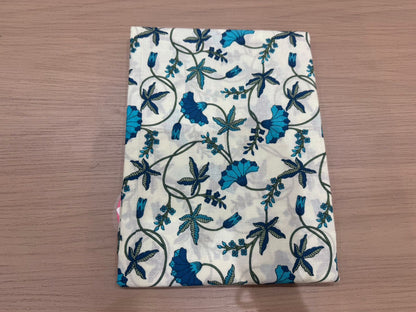 Cotton Hand Work Suit with Chiffon Dupatta