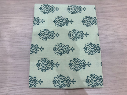 Cotton Hand Work Suit with Chiffon Dupatta