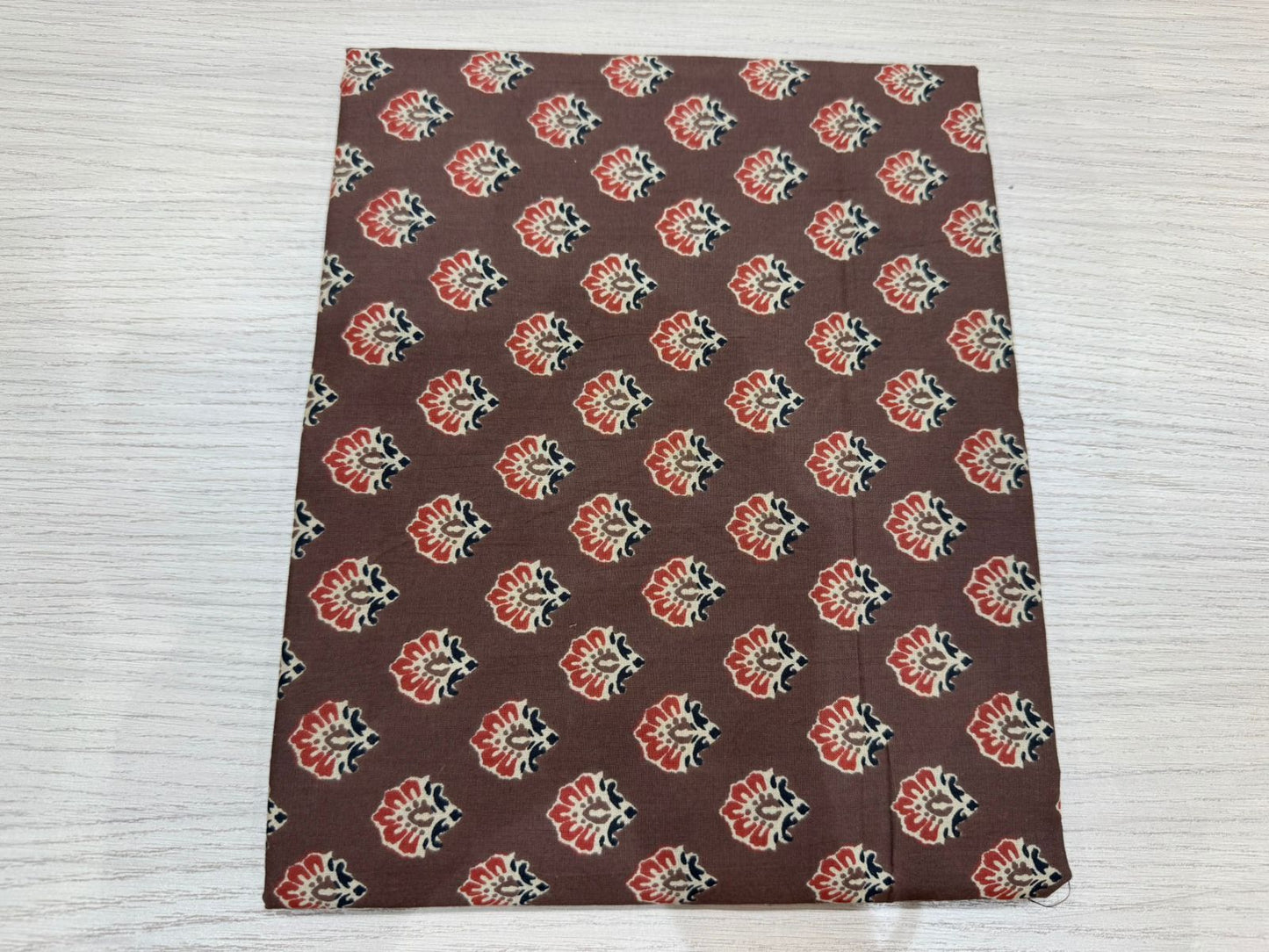 Cotton Hand Work Suit with Chiffon Dupatta
