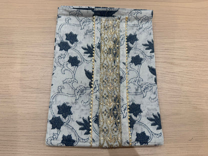 Cotton Hand Work Suit with Chiffon Dupatta
