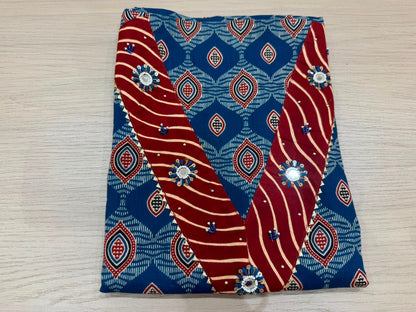 Cotton Hand Work Suit with Chiffon Dupatta