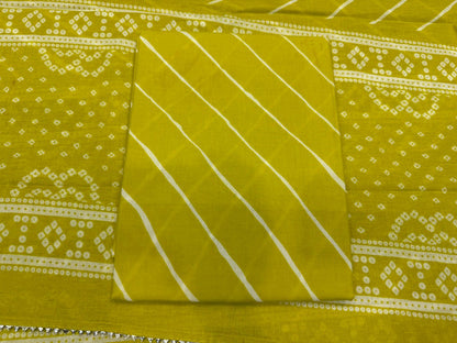 Cotton Embroidery Suit with Cotton Dupatta
