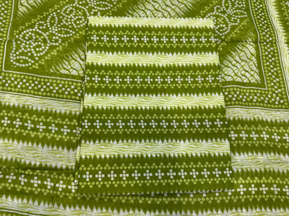 Cotton Embroidery Suit with Cotton Dupatta