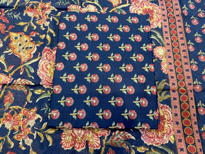 Cotton Embroidery Suit with Cotton Dupatta
