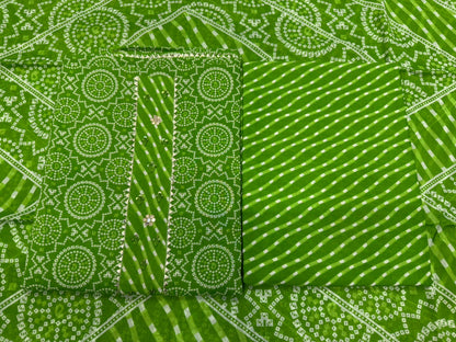 Cotton Embroidery Suit with Cotton Dupatta