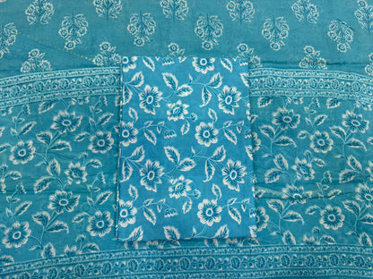 Cotton Embroidery Suit with Cotton Dupatta