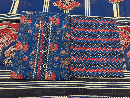 Cotton Embroidery Suit with Cotton Dupatta