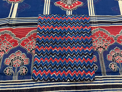 Cotton Embroidery Suit with Cotton Dupatta