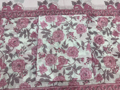 Cotton Embroidery Suit with Cotton Dupatta